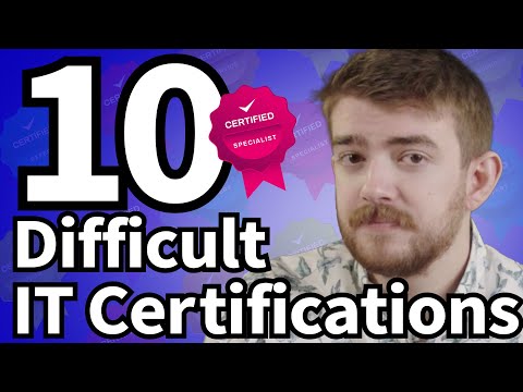 10 Difficult IT Certifications #itcertification