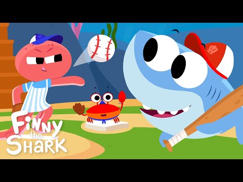 Take Me Out To The Ball Game | Kids Song | Finny The Shark