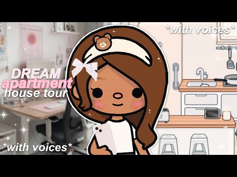 dream apartment house tour 📦 *NYC* | *with voices* | toca life world roleplay