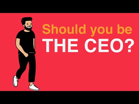 Should you be the CEO?