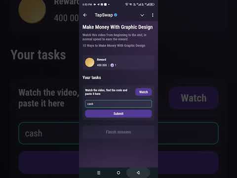 24 September Tapswap Make money with graphic design #tapswap #hamsterkombat #telegrambot #taptoearn