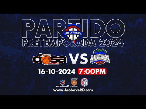 PARTIDO PRETEMPORADA TBS 2024: DOSA VS MATICA | 16-10-2024