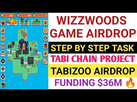 Wizzwoods Game Play Guide | How to Play Wizzwoods| Tabizoo Airdrop Update | Wizzwoods Airdrop Update