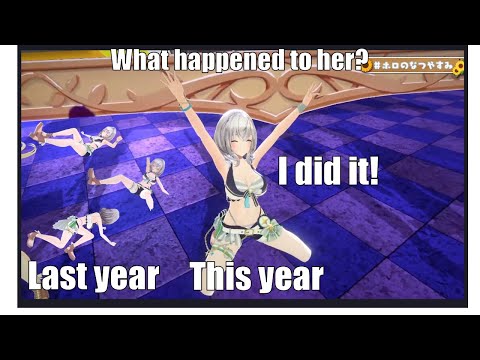 (Japanese VTuber Hololive Clips) Shirogane Noel finally won the bingo game!?