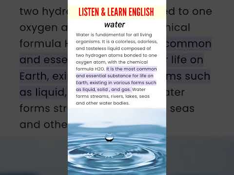 improve your english #english #englishlanguage #englishstory #shortstory #subtitles #water