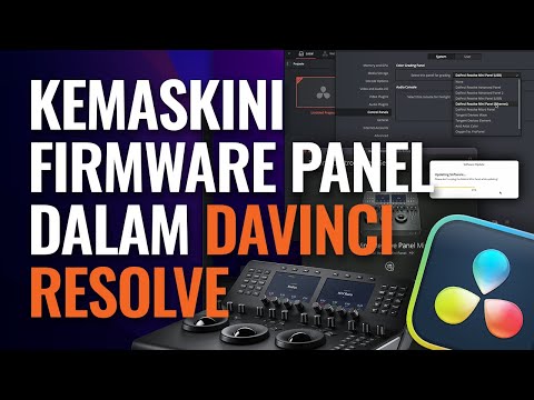 Kemaskini Firmware Panel Dalam DaVinci Resolve