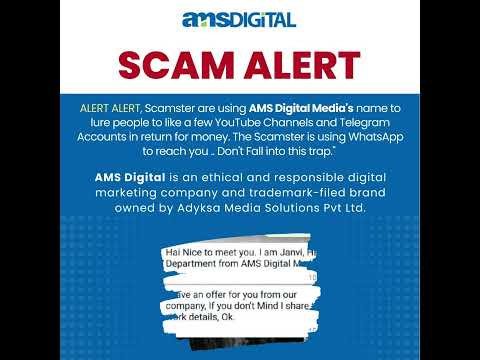 SCAM ALERT