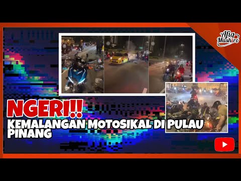 DAHSYAT! VIRAL KEMALANGAN MOTOSIKAL DI PULAU PINANG 4 ORANG M4UT