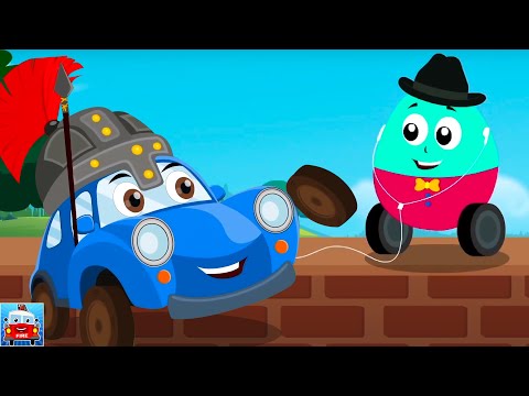 Humpty Dumpty Sat on a Wall + More Nursery Rhyme Videos by Ralph and Rocky Cars