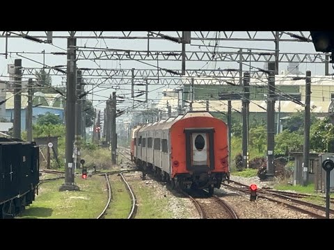 台鐵E411環島之星夢想號 迪士尼主題列車 車次1 台北=台北 大湖通過