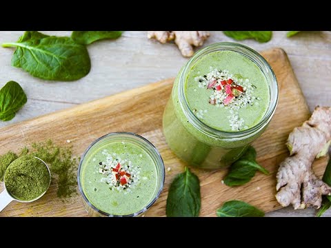 Antioxidant Rich Moringa Green Smoothie Recipe