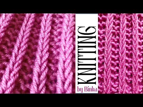 [Bulgarian] How to knit an original rib stitch. Нова оригинална ластична плетка.