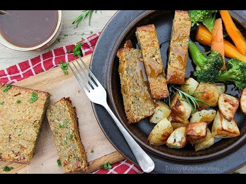 Easy Gluten-free Vegan Sweet Potato Seed Roast Loaf