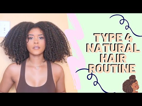 Wash n Go Routine on Type 4 Natural Hair  - Curly Hair Tutorial