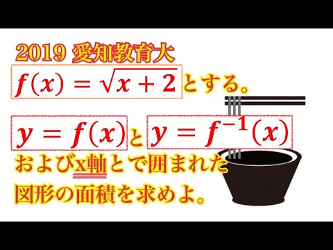 【愛知教育大】なおざりにしがちな逆関数