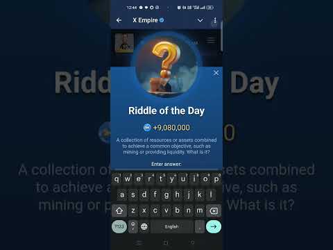 October 9, 2024Riddle Of The Day October 10th #xempireairdrop #riddleoftheday