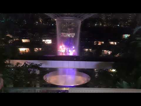 Rain Vortex @ Jewel -Changi Airport -5th Anniversary light show