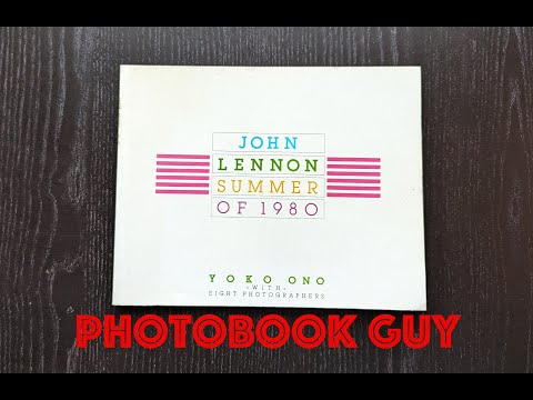 John Lennon  Summer of 1980 by Yoko Ono Paperback, 1984 photo book Beatles