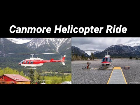 Helicopter ride at Canmore with Alpine Helicopters