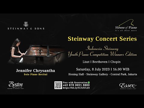 Steinway Concert Series: ISYPC Winner Edition - Jennifer Chrysantha