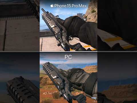 Warzone Mobile vs PC | iPhone 15 Pro Max vs PC