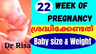 Pregnancy Week by Week Malayalam | 22 Weeks Pregnant