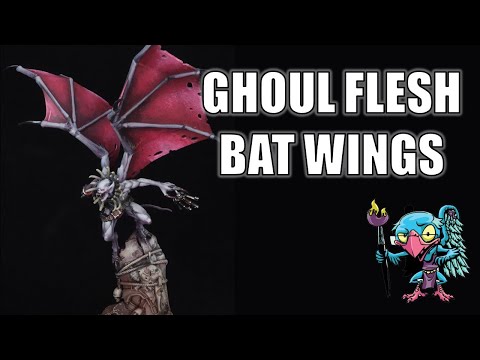 How to Paint Ghoul Flesh and Bat Wings (FEC) - HC 439