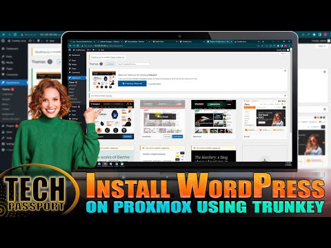 Install WordPress on Proxmox using Trunkey Linux | How To Install TurnKey Wordpress LXC Template