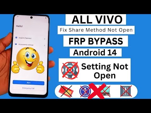 All Vivo Android 14 FRP BYPASS 🔥 Setting Not Open ❎ | Vivo Google Account Bypass - WITHOUT PC 2025🔒💲