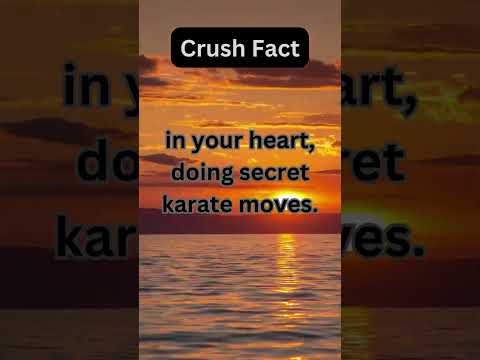 Having a crush is like having a little ninja #ninja #happiness #love #lovestatus Hidden Life Facts