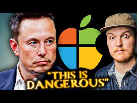 Elon Musk is WORRIED After Apple & Microsoft Team Up on THIS