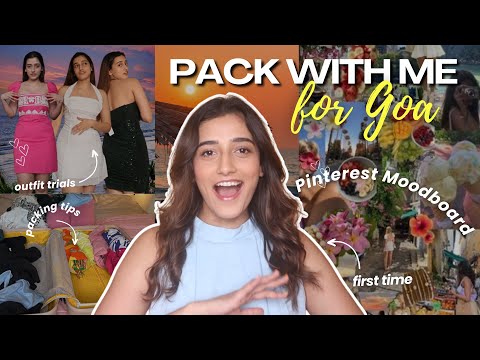 Pack with me for *Goa!!* | Packing Tips, Travel Skincare & Haircare | Aashi Adani