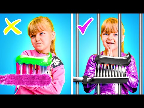 *BARBIE VS PRISONER* Babysitter Barbie VS Babysitter from Jail | Parenting Hacks by ChaCha!