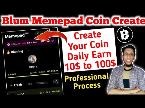 Blum Memepad Benefits | Blum Memepad Coin Create | Blum New Update