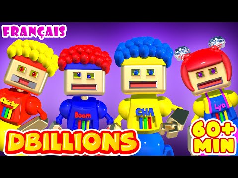 Robot Cha-Cha, Chicky, Boom-Boom et Lya-Lya | Méga Compilation | D Billions Chansons pour Bébé