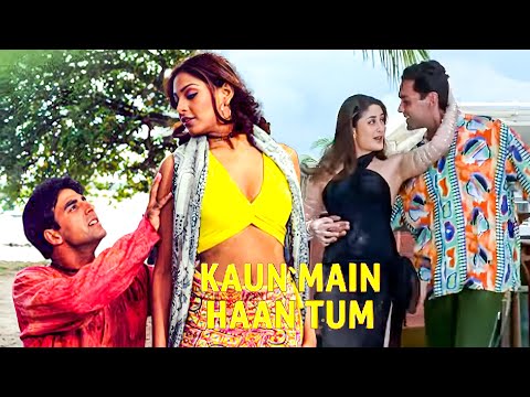 Kaun Main Haan Tum - Ajnabee | Akshay Kumar, Kareena, Bipasha & Bobby | Udit Narayan & Alka Yagnik