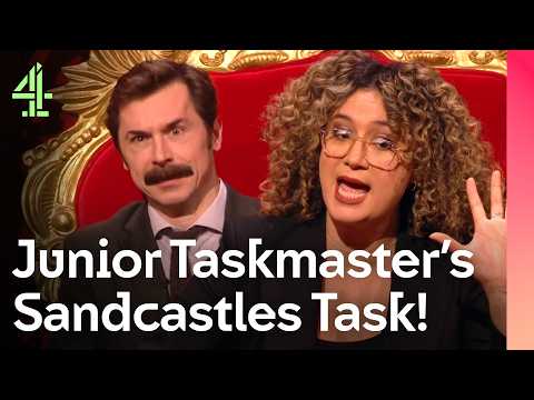 Junior Taskmaster kids tackle MESSY sandcastle task! | Junior Taskmaster | Channel 4 Entertainment