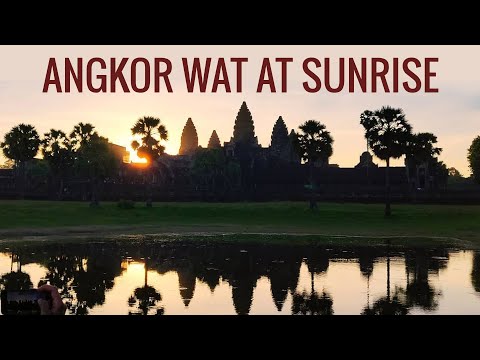 How to visit Angkor Wat at Sunrise. Angkor Pass Ticket for Bayon, Angkor Thom, Preah Khan, Ta Som.