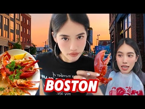 boston vlog | lobster, harvard, seaside town, cooking, whale watching