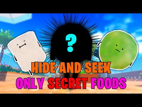 SECRET STAYCATION | HIDE AND SEEK with ONLY SECRET FOODS!