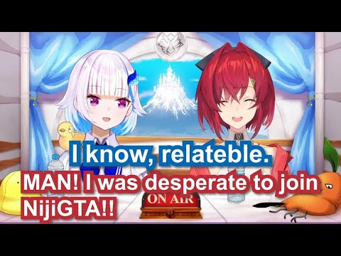 Lize Helesta & Ange Katrina talk about NijiGTA【Eng Sub / LizeAn / Nijisanji】