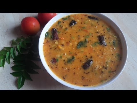 టమాటా పప్పు/Tomato pappu without onion and garlic/pappu tomato/karthika masam special/#pappu