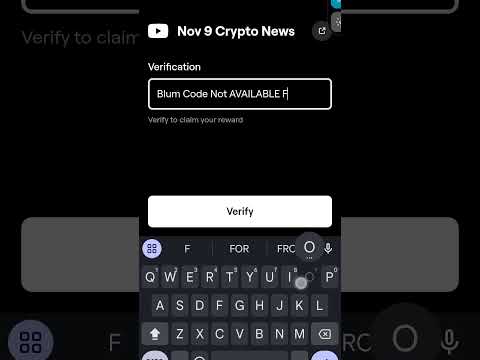 Nov 9 crypto news Blum code- Blum code not available for this. #blumcode #blumcodenotavailable