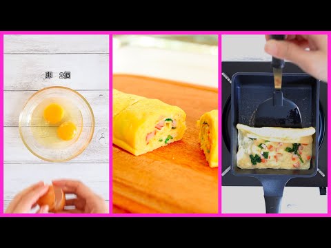 🦀 How to make crab stick and spinach omelet 🍳 3 simple tips ❗️