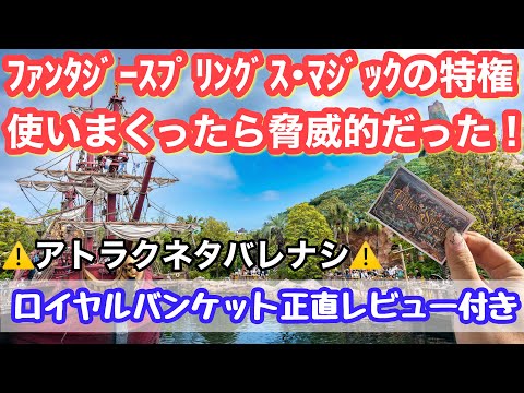 ファンタジースプリングス・マジックは本当に魔法のチケだった1日！【東京ディズニーシー】