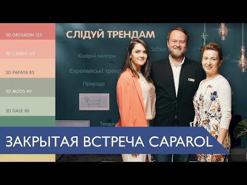 Закрытая встреча Caparol Украина "Следуй трендам" 2018