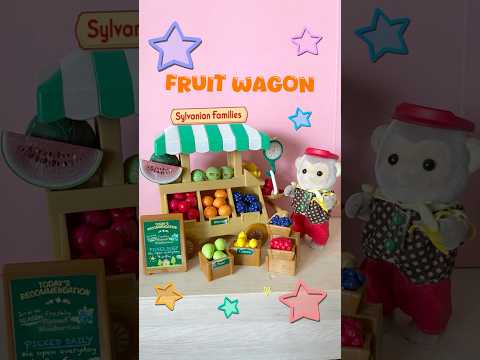 Fruit Wagon 🍎🍊🍉🍌🍈🍇 #sylvanianfamilies #calicocritters #실바니안