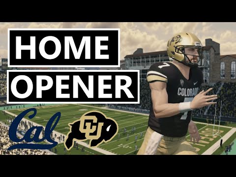 HOME OPENER VS CALIFORNIA! Colorado Dynasty NCAA 14 E4