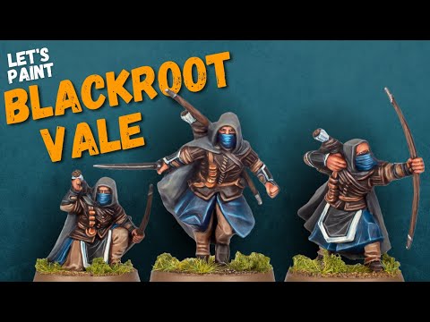 How to paint Blackroot Vale Rangers  - The Lord of the Rings Middle Earth SBG