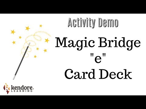 Magic Bridge Card Deck⎪Kendore Learning/Syllables Learning Center